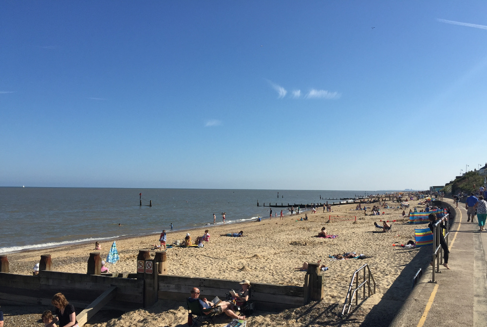 The beach at Southwold